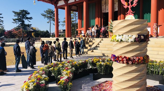 姫路城を花のオブジェで装飾します！フラワーライフ振興協議会 花のオブジェを利用した、姫路城の装飾 午前９時～午後４時 令和3年2月20日(土)～21日(日)