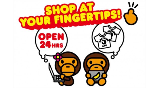 Welcome to BAPE® world!
BAPE.COM先行発売スタート! 送料無料キャンペーンも延長決定!
