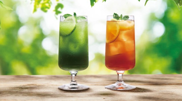 【新商品】夏の定番、天然水の削り氷シリーズに新作3種が登場！「抹茶ライムティーソーダ」や「桃の和紅茶」などの期間限定ドリンクも新発売 株式会社プロントコーポレーション