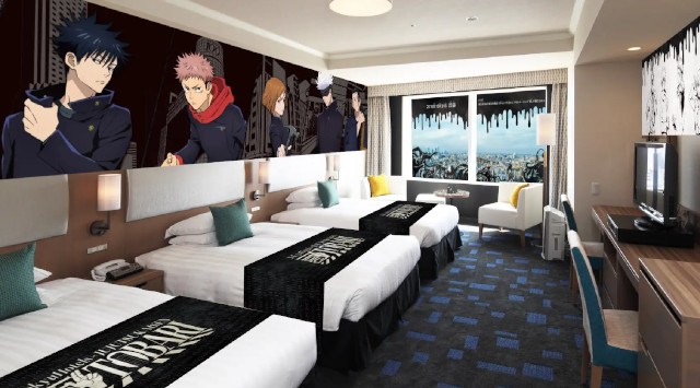 呪術廻戦×渋谷エクセルホテル東急 『呪術廻戦』初のコンセプトルーム！「Hotel TOBARI」開業！2023年10月5日(木)～2024年2月29日（木）～ コラボメニュー情報解禁 東急ホテルズ