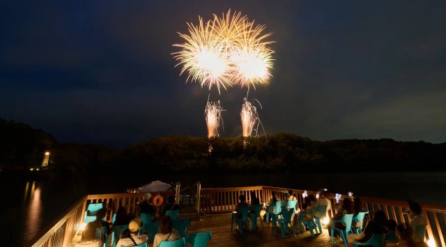 北欧各国の大使館おすすめミュージックで楽しむ湖畔の花火　クライマックスは圧巻の尺玉3連発！－「メッツァの北欧花火2025」開催決定　株式会社ムーミン物語